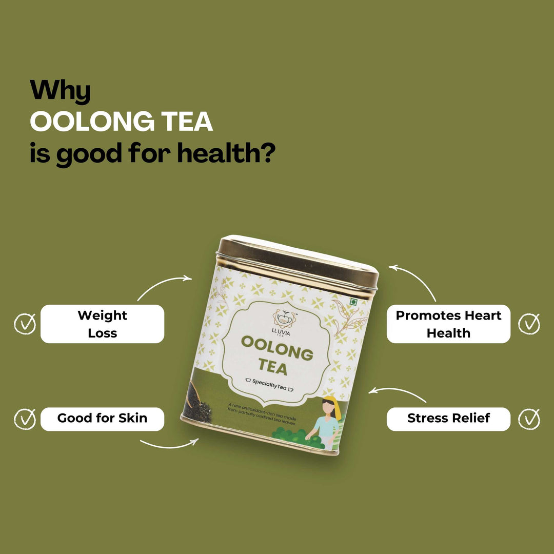 Lluvia Tea Oolong Tea - Boosts Energy | Weight Loss | Improves Skin Health (50gm)