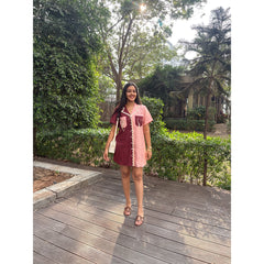 Rose Duet Shirt Dress