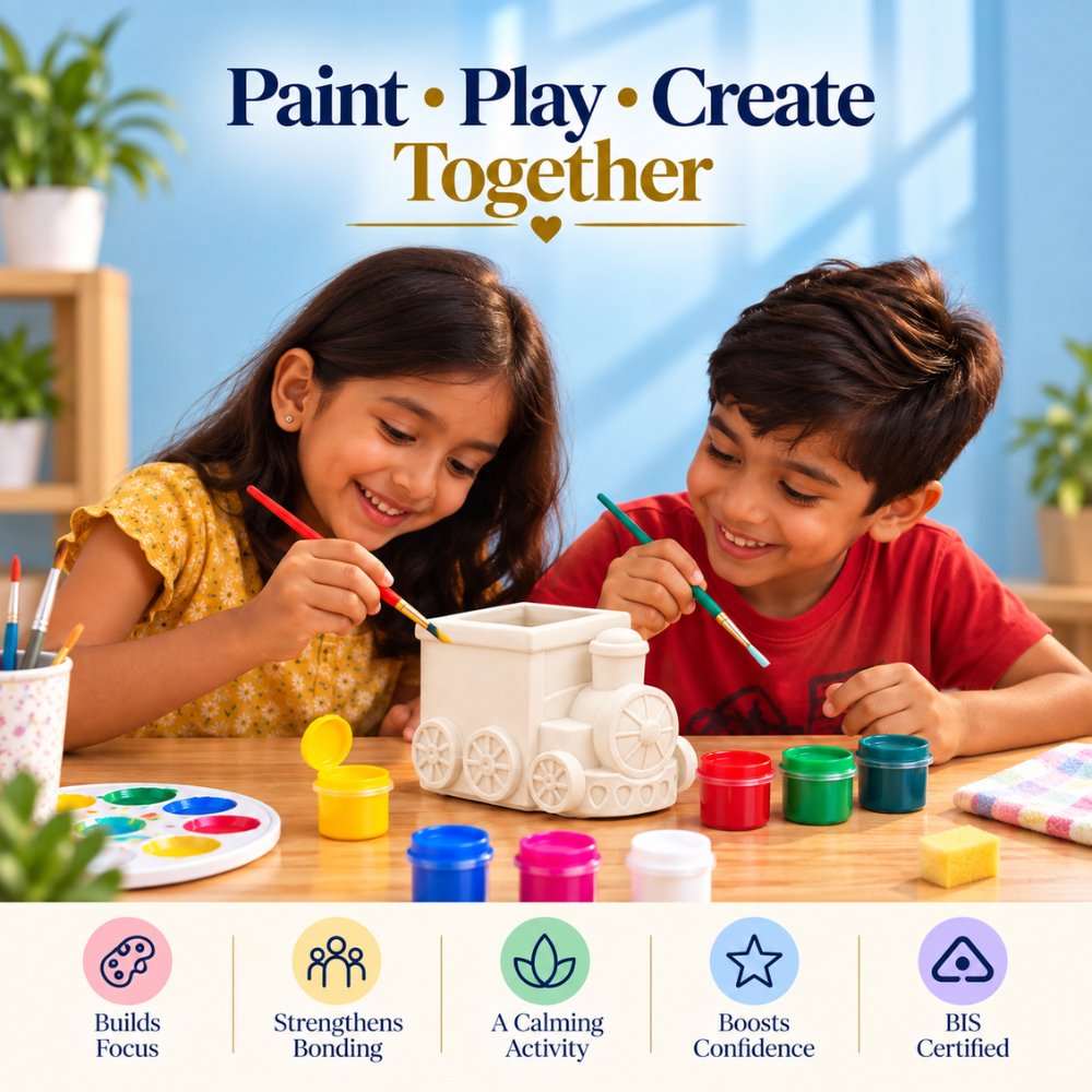 DIY Planter Painting Kit - Train