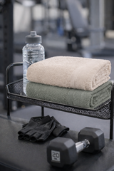 Bamboo Hand Towel | Set of 2 | Beige and Green