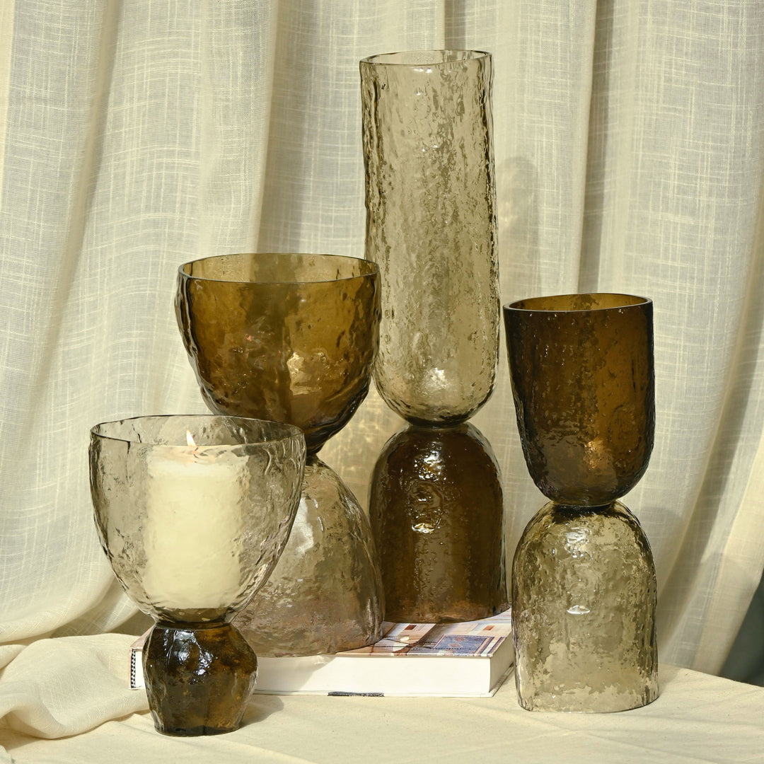 Muun Home Ezra Textured Glass Decorative Object