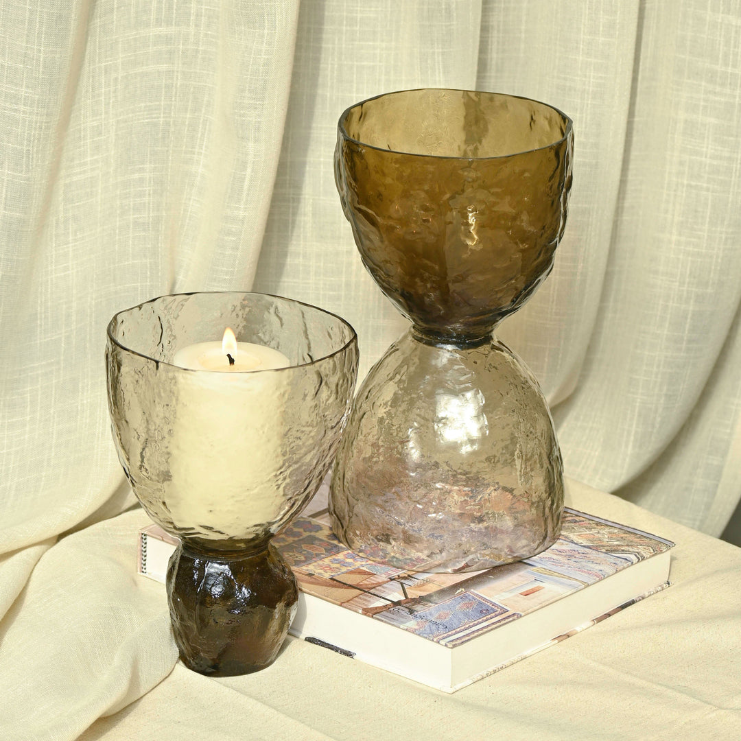 Muun Home Ezra Textured Glass Decorative Object