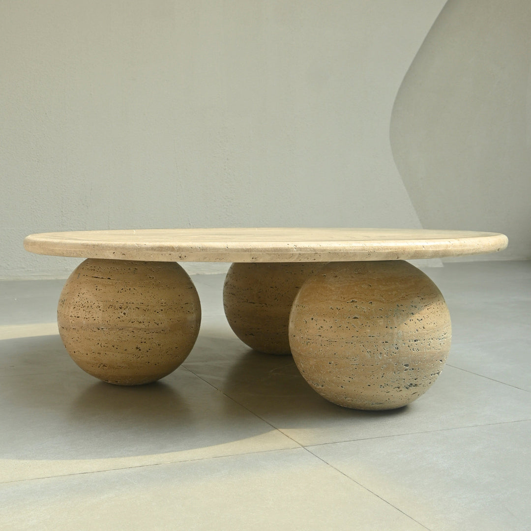 Muun Home Ceres Coffee Table - Travertine
