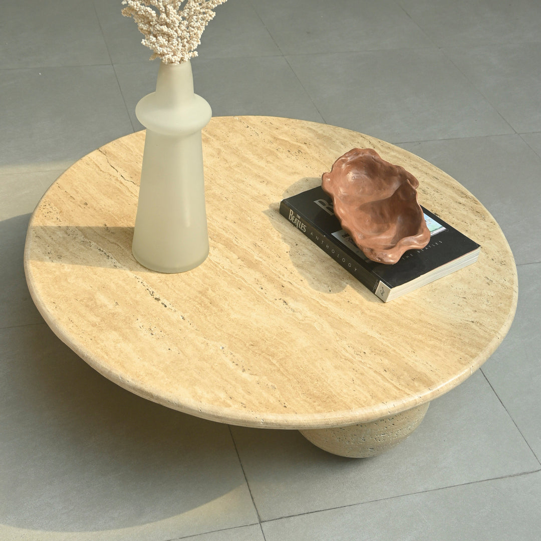 Muun Home Ceres Coffee Table - Travertine