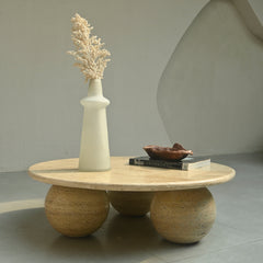 Muun Home Ceres Coffee Table - Travertine