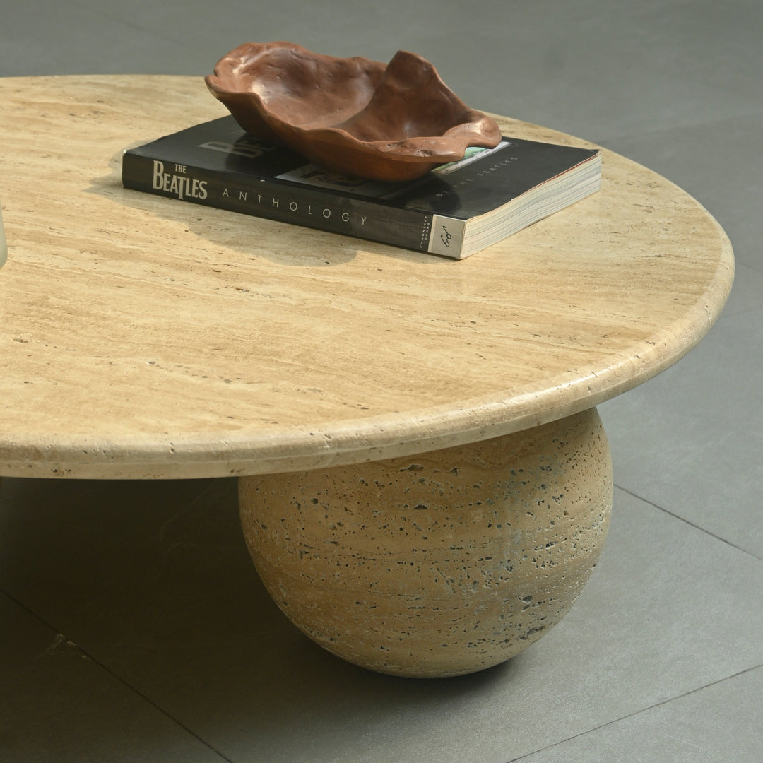 Muun Home Ceres Coffee Table - Travertine