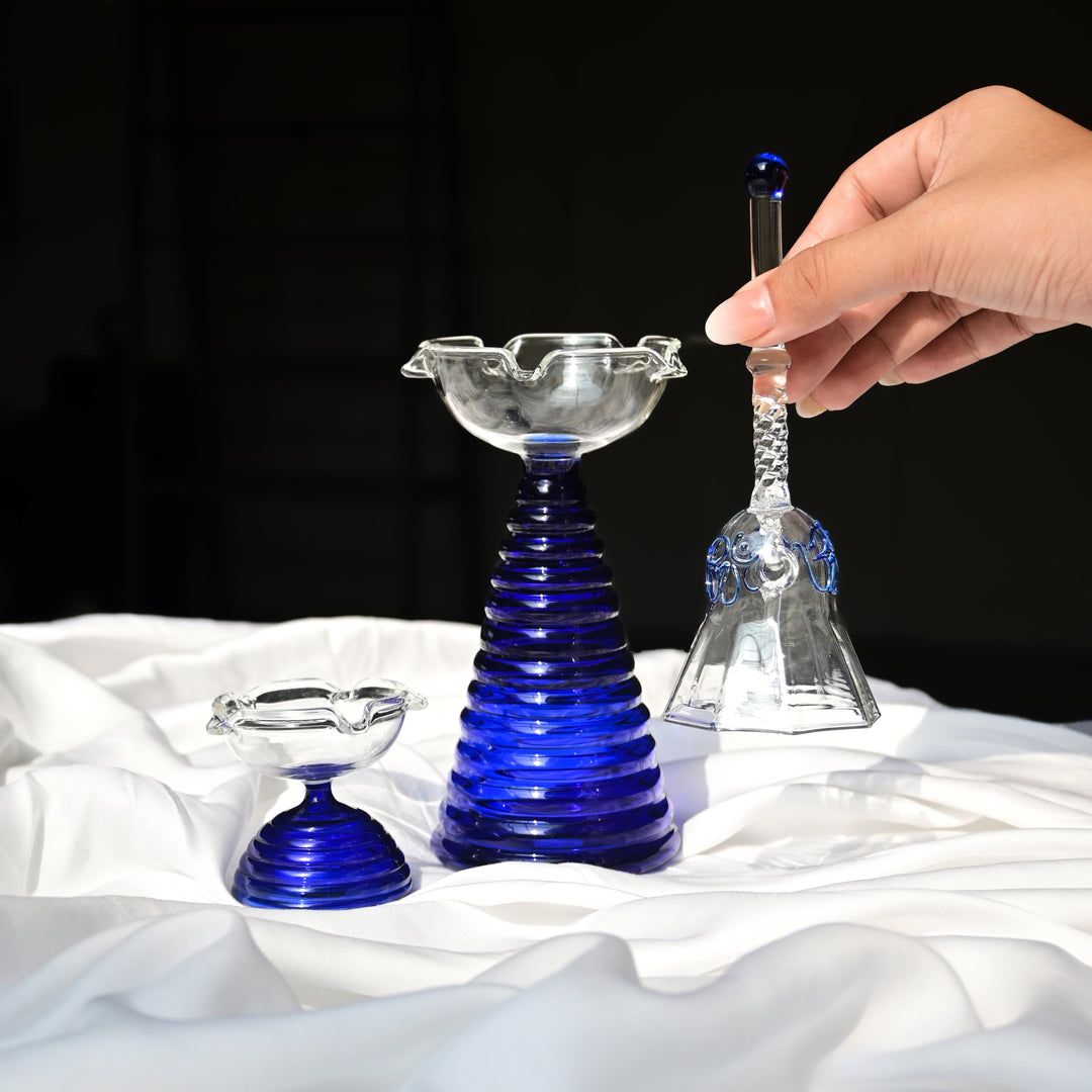 Muun Home Tall Glass Diya