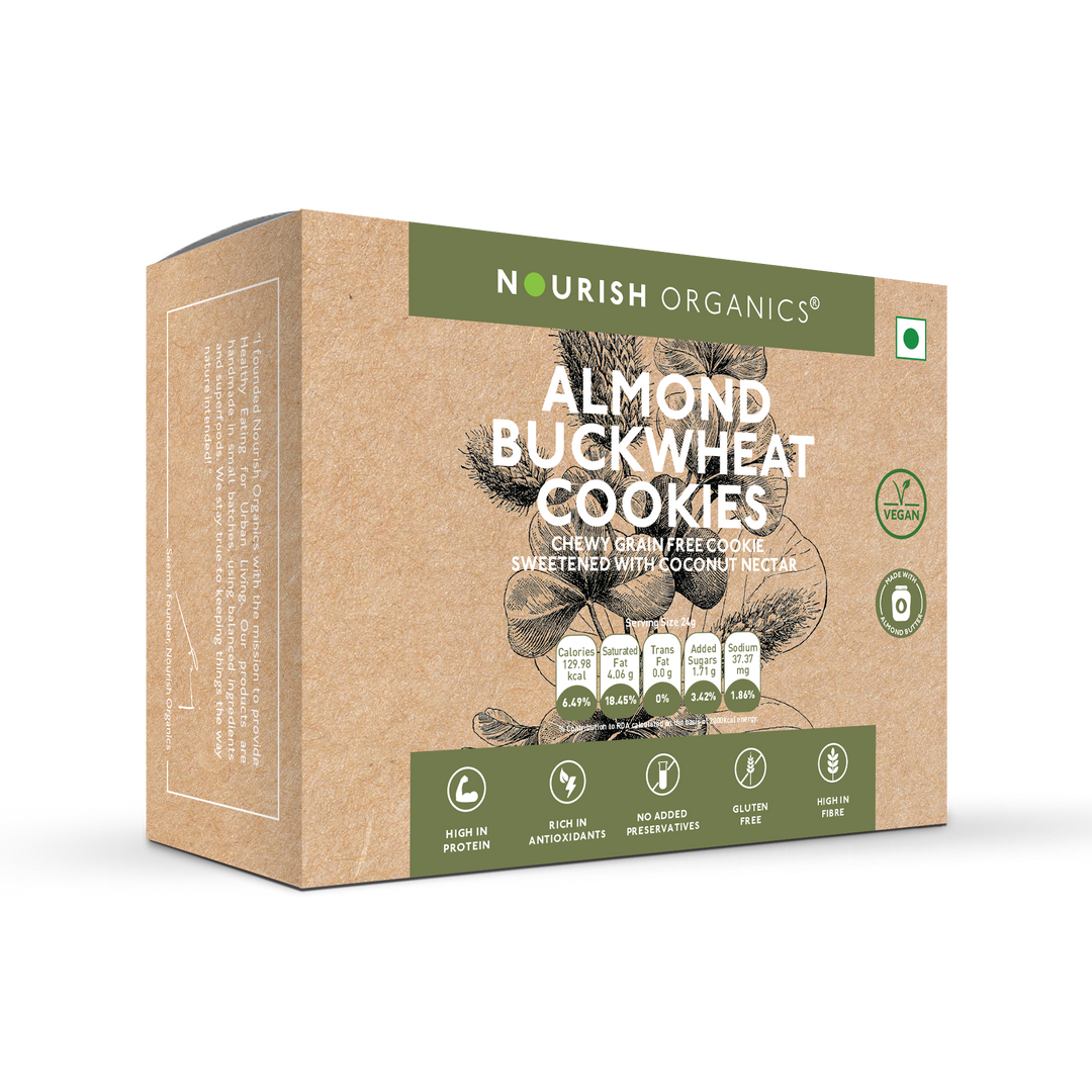 NOURISH ORGANICS Almond Buckwheat Cookies