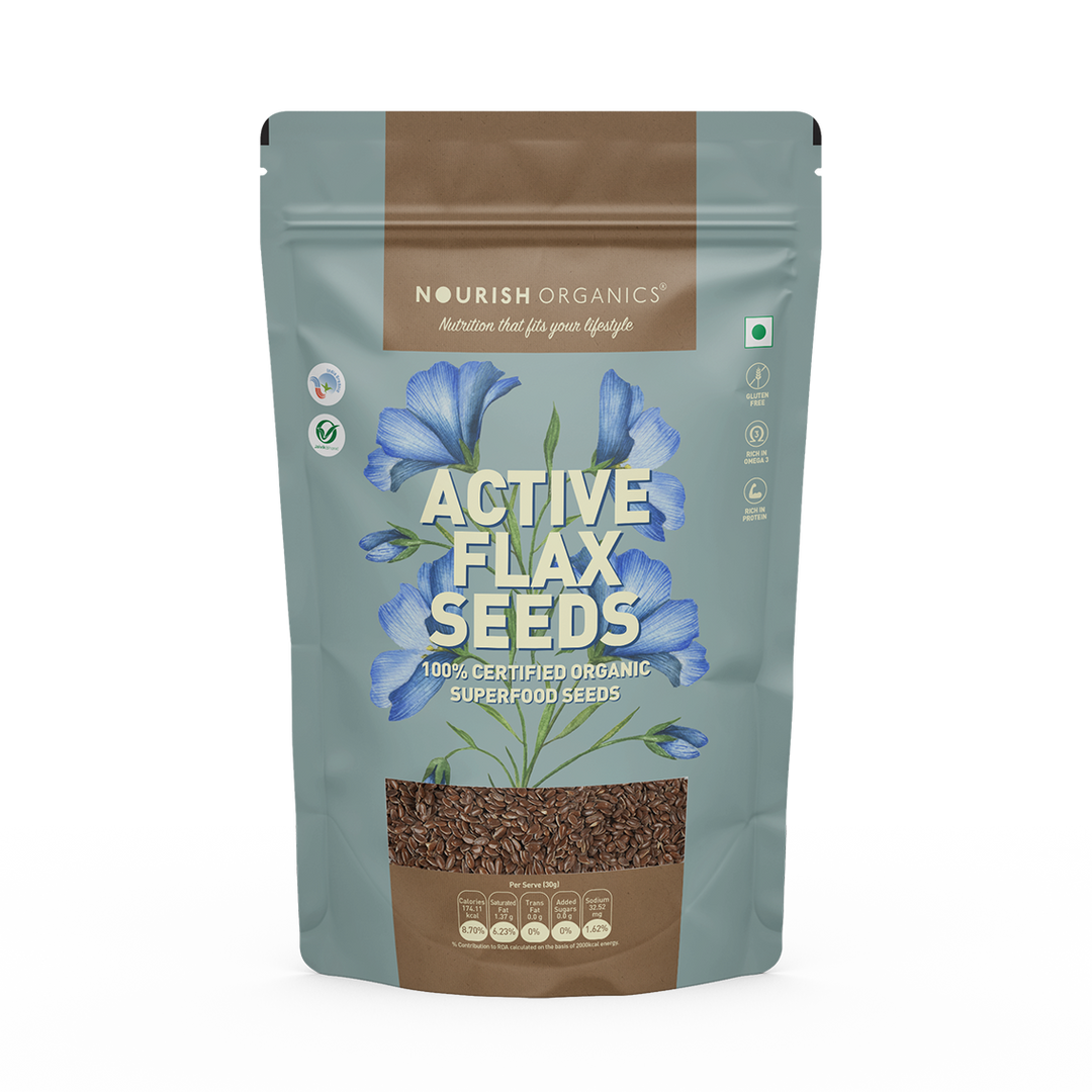 NOURISH ORGANICS Active Flax Seeds