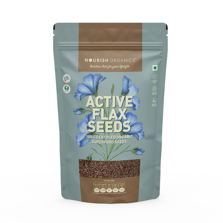 NOURISH ORGANICS Active Flax Seeds