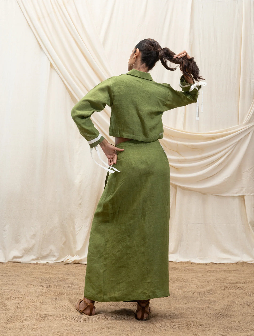 AKASHI Wrap around skirt