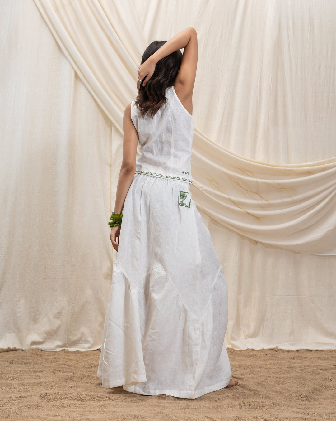 AKASHI Soft Pleated Skirt