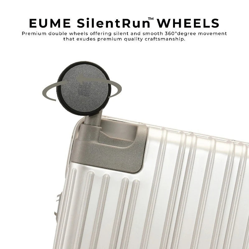 Eume Aluminium Black Check-In Medium