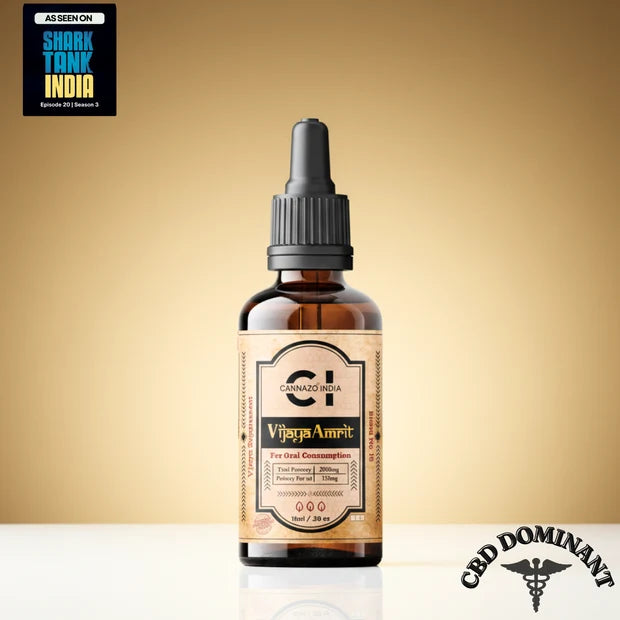 CannazoIndia Vijaya Amrit: CBD-Rich Full-Spectrum Vijaya Extract for Anxiety and Mood Balance