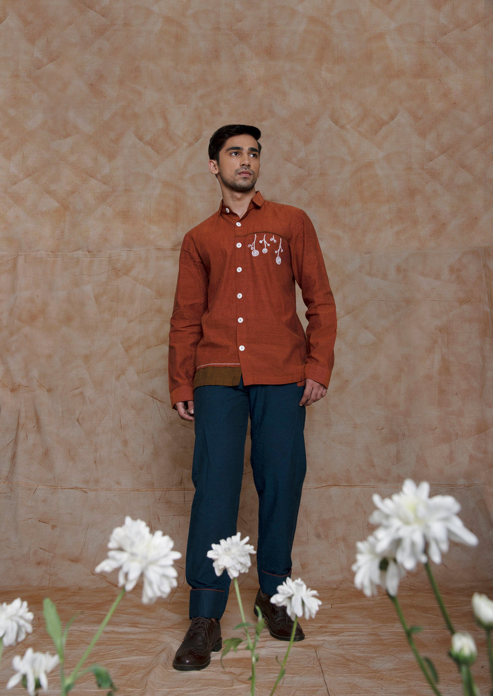 anushé pirani Extended Knife Pleat Pants