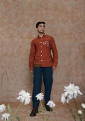 Anushe Pirani Extended Knife Pleat Pants