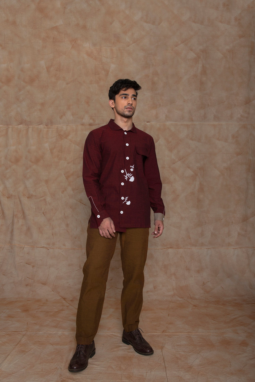 Anushe Pirani High Low Hem Shirt