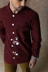 Anushe Pirani High Low Hem Shirt