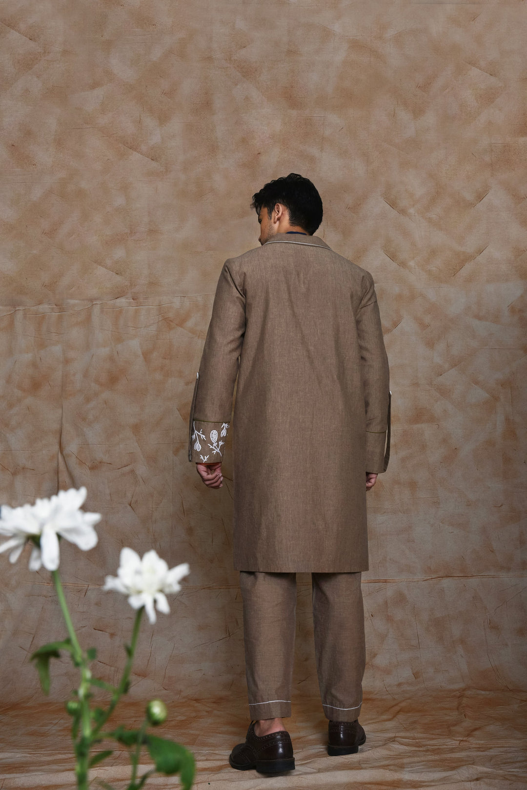 Anushe Pirani Trench With Welt Pockets