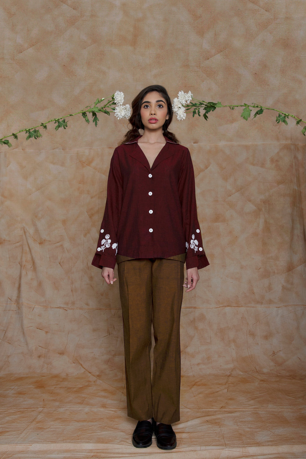 anushé pirani Double Pleat Pants