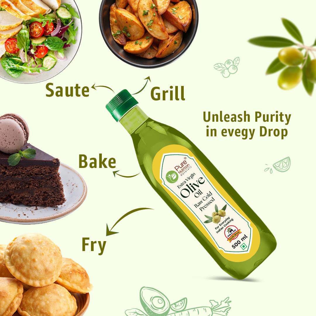 Extra Virgin Olive Oil  Cold Pressed & Imported from Spain | Premium Quality
