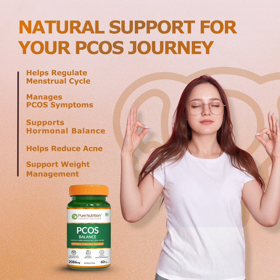 Pure Nutrition PMOS (PCOS) Balance – 60 Tablets | Supports Hormonal Balance & Women’s Wellness
