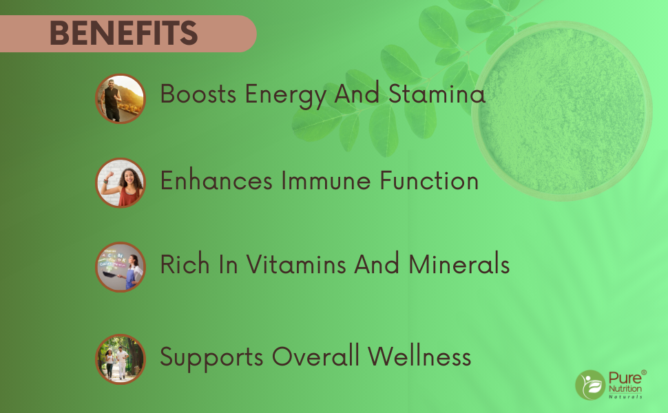Organic Moringa Tablets 1200mg | Supports Immunity, Digestion & Energy