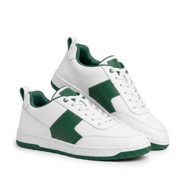 Ace Green Panel Sneakers
