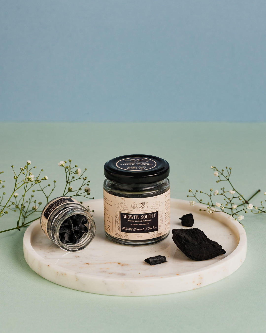 Earthy Affair Activated Charcoal & Tea Tree Shower Soufflé