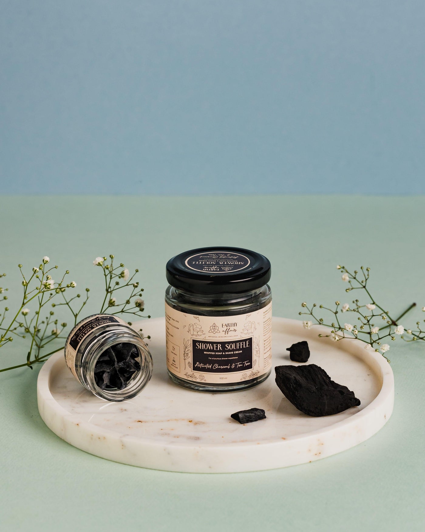 Activated Charcoal & Tea Tree Shower Soufflé