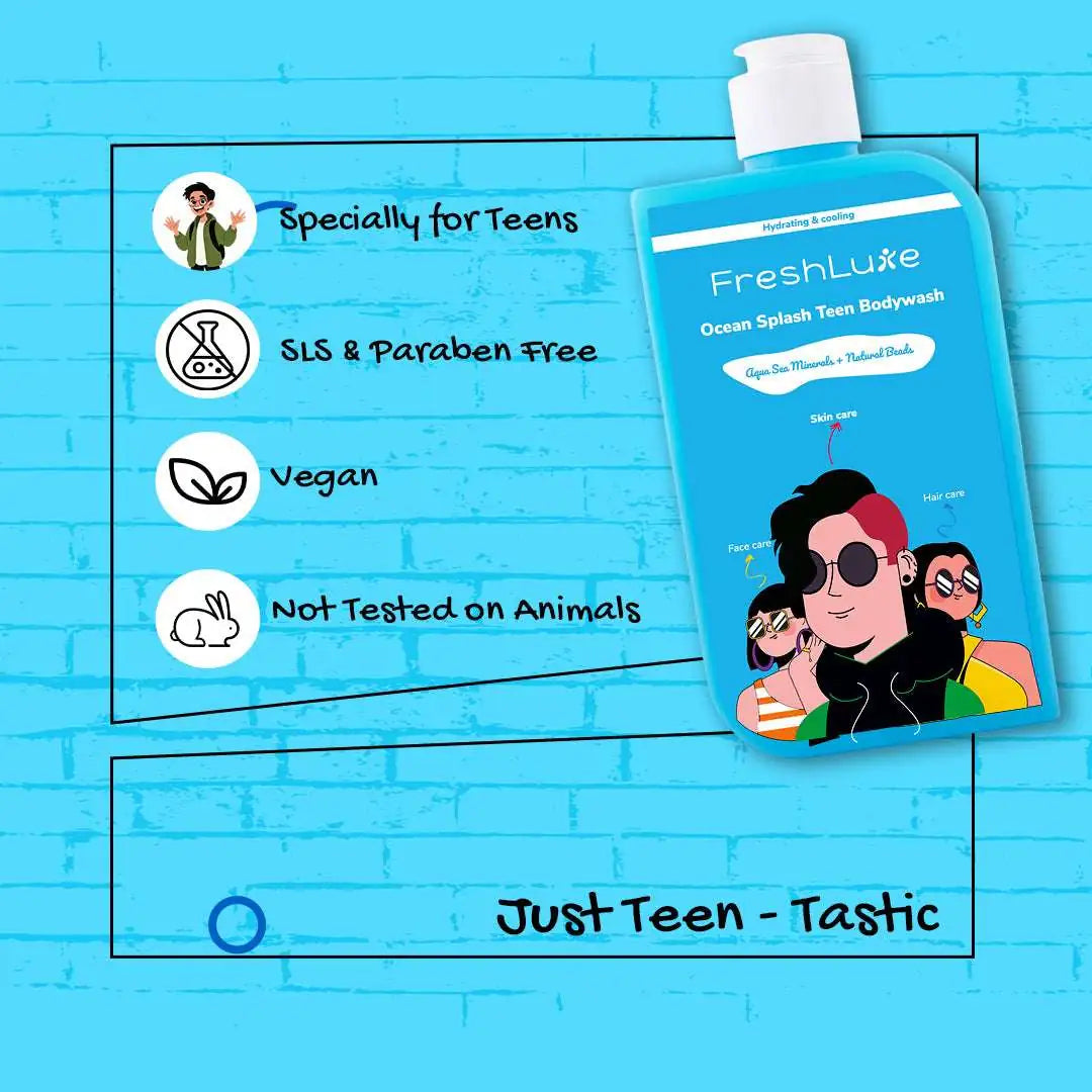 Teen Combo – Root Boost Shampoo & Ocean Splash Shower Gel