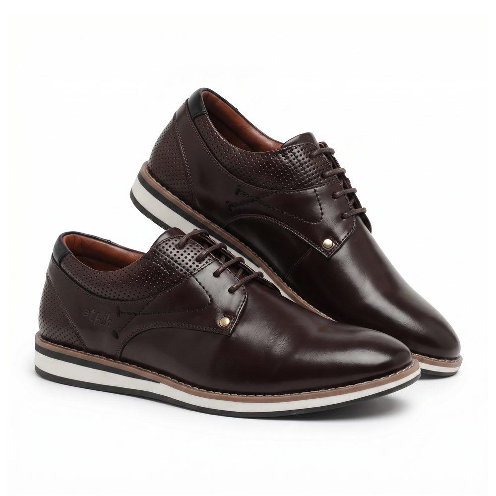Alchemy Brown Derby Shoes