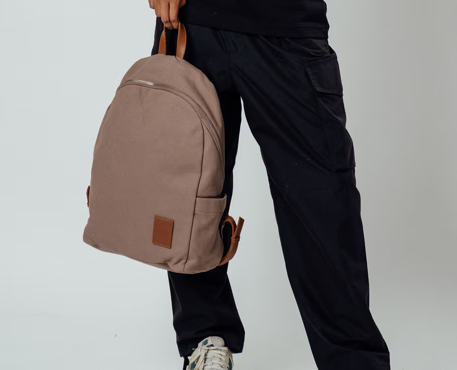 Pedal Daypack(Beige , Clove  ,Forest Green , Green,  Ivory , Mint,  Mustard , Navy, Red)