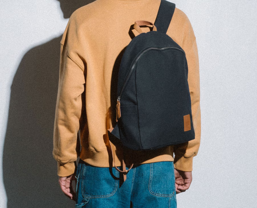 Pedal Daypack(Beige , Clove  ,Forest Green , Green,  Ivory , Mint,  Mustard , Navy, Red)