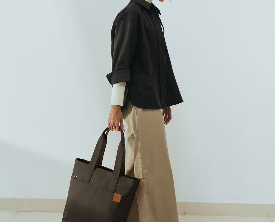 All Time Tote(Clove,Ivory Clove,Ivory Mustard,Ivory Navy,Ivory Olive,Navy)