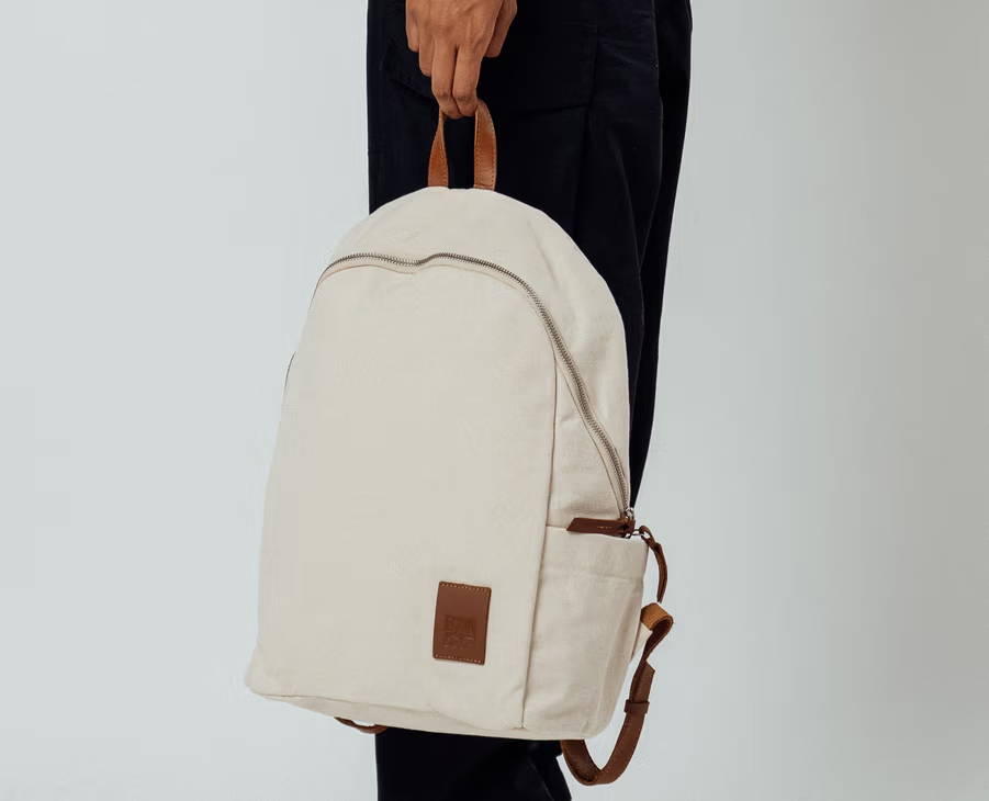Pedal Daypack(Beige , Clove  ,Forest Green , Green,  Ivory , Mint,  Mustard , Navy, Red)