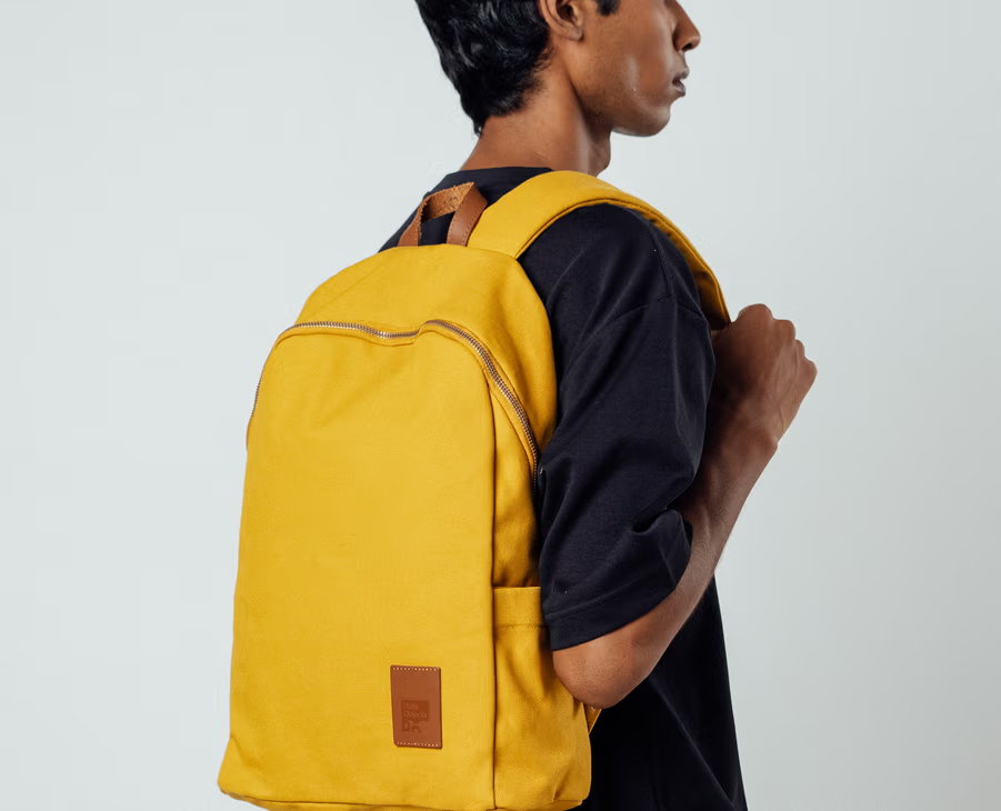 Pedal Daypack(Beige , Clove  ,Forest Green , Green,  Ivory , Mint,  Mustard , Navy, Red)