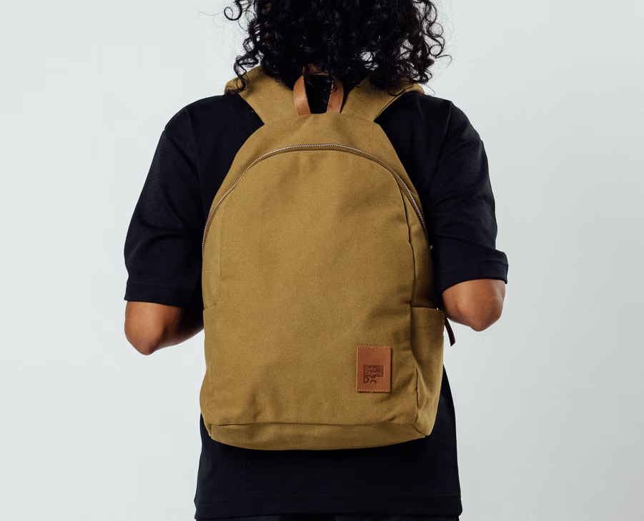 Pedal Daypack(Beige , Clove  ,Forest Green , Green,  Ivory , Mint,  Mustard , Navy, Red)