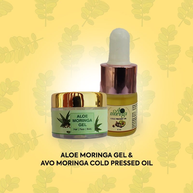 Daivik Moringa Mini Duo | Aloe Moringa Gel + Avo Moringa Oil