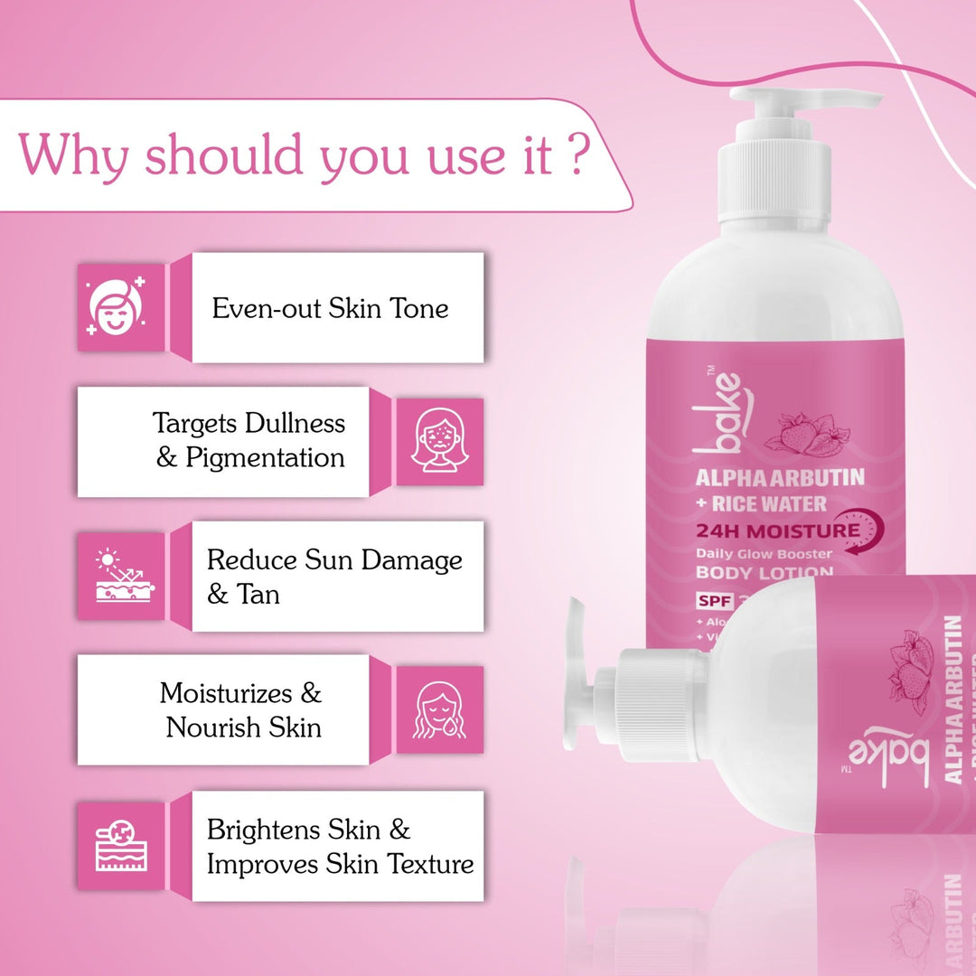 Alpha Arbutin + Rice Water Body Lotion SPF 30 PA+++