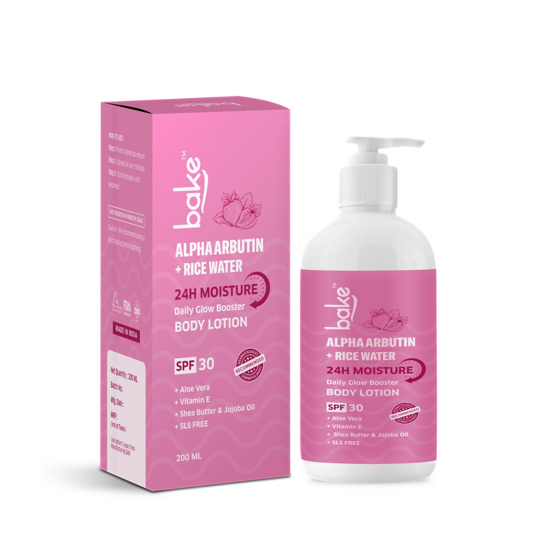 Alpha Arbutin + Rice Water Body Lotion SPF 30 PA+++