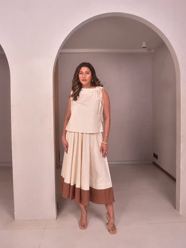 WhySoBlue Amara Ruched Top