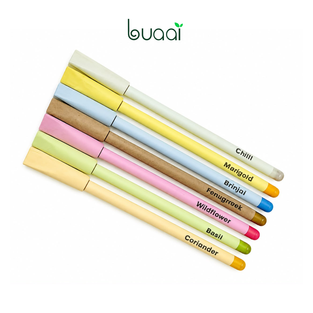 Plantable Colour Seed pens