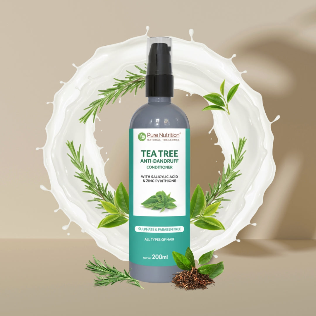 Combo of Tea Tree Anti-Dandruff Shampoo 250ML + Conditioner 200ML