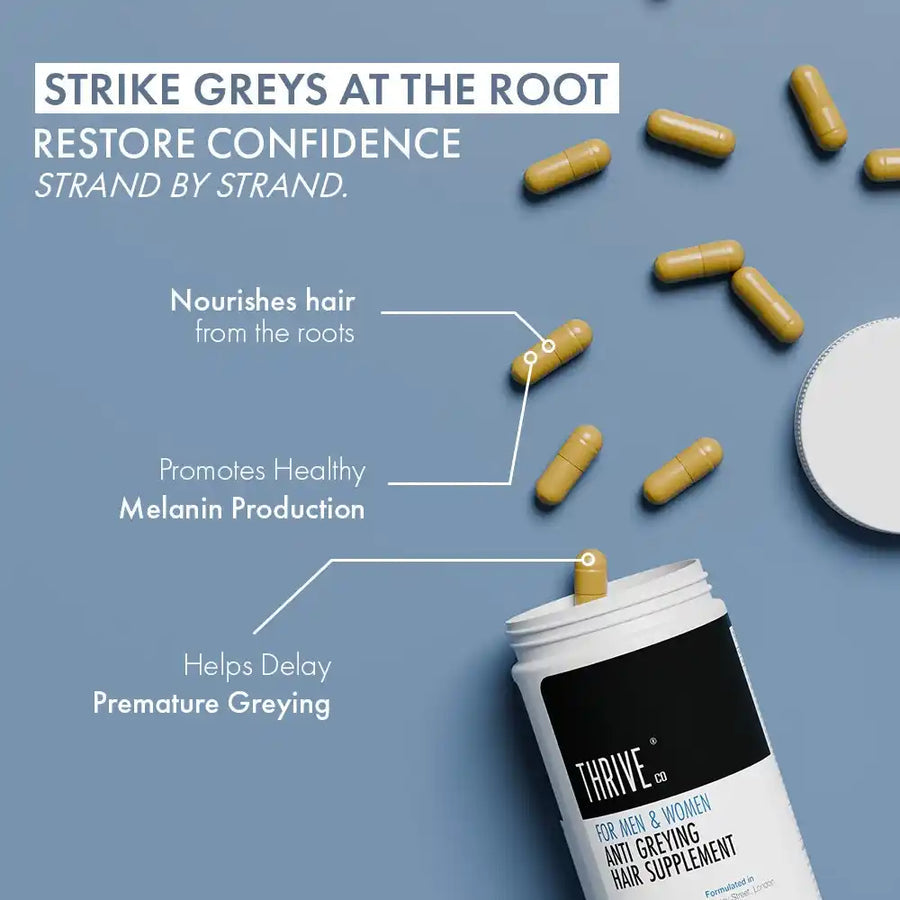 ThriveCo Anti Greying Hair Supplement, 30 capsules