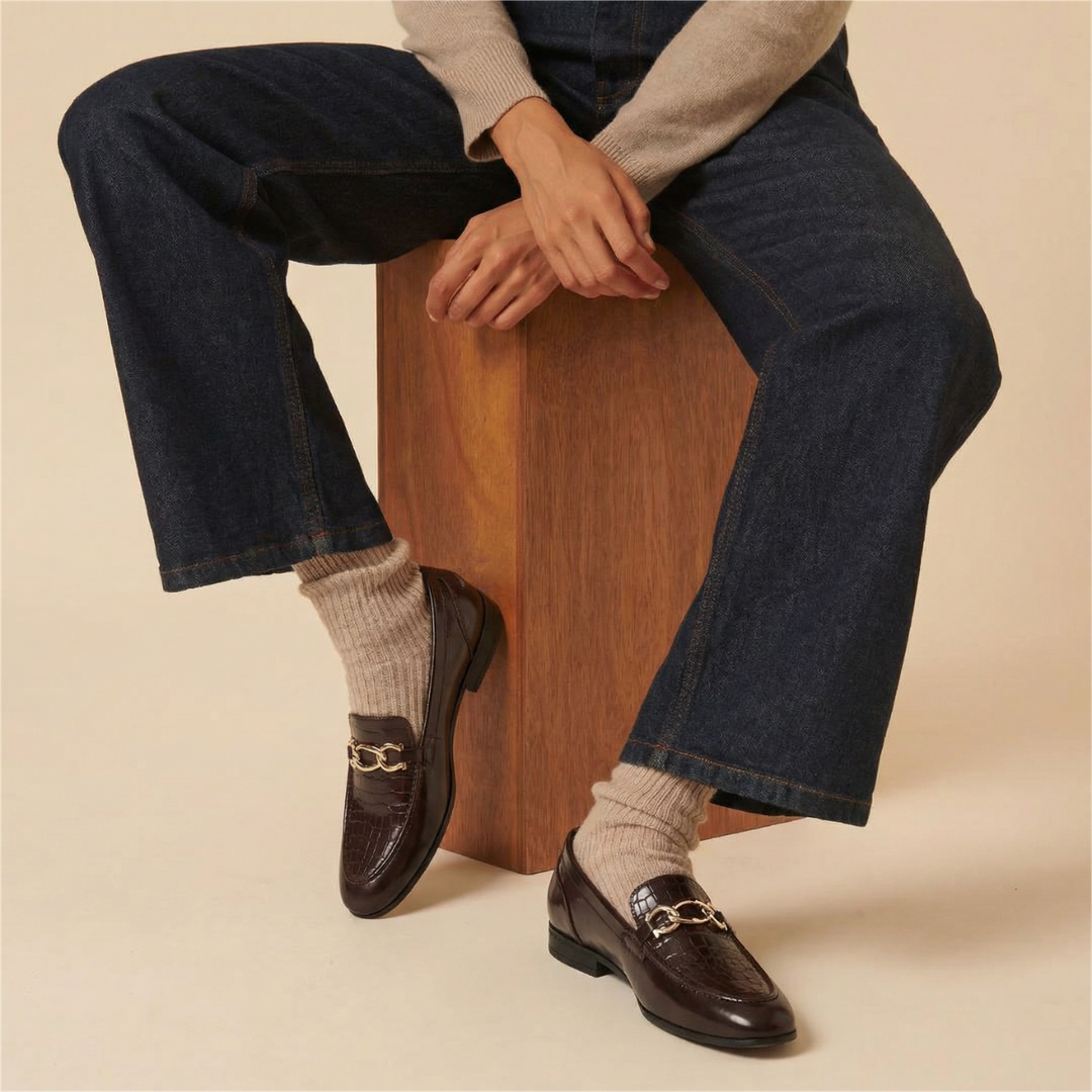 Aristocrat Brown  Horsebit Loafers