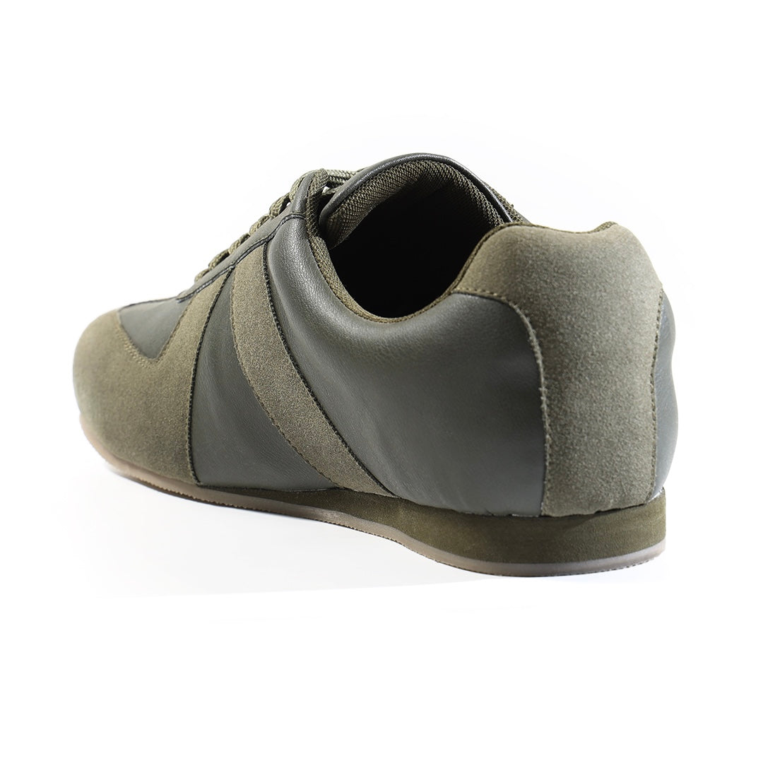 Monkstory Escape Classic Panel Sneakers – Olive Green