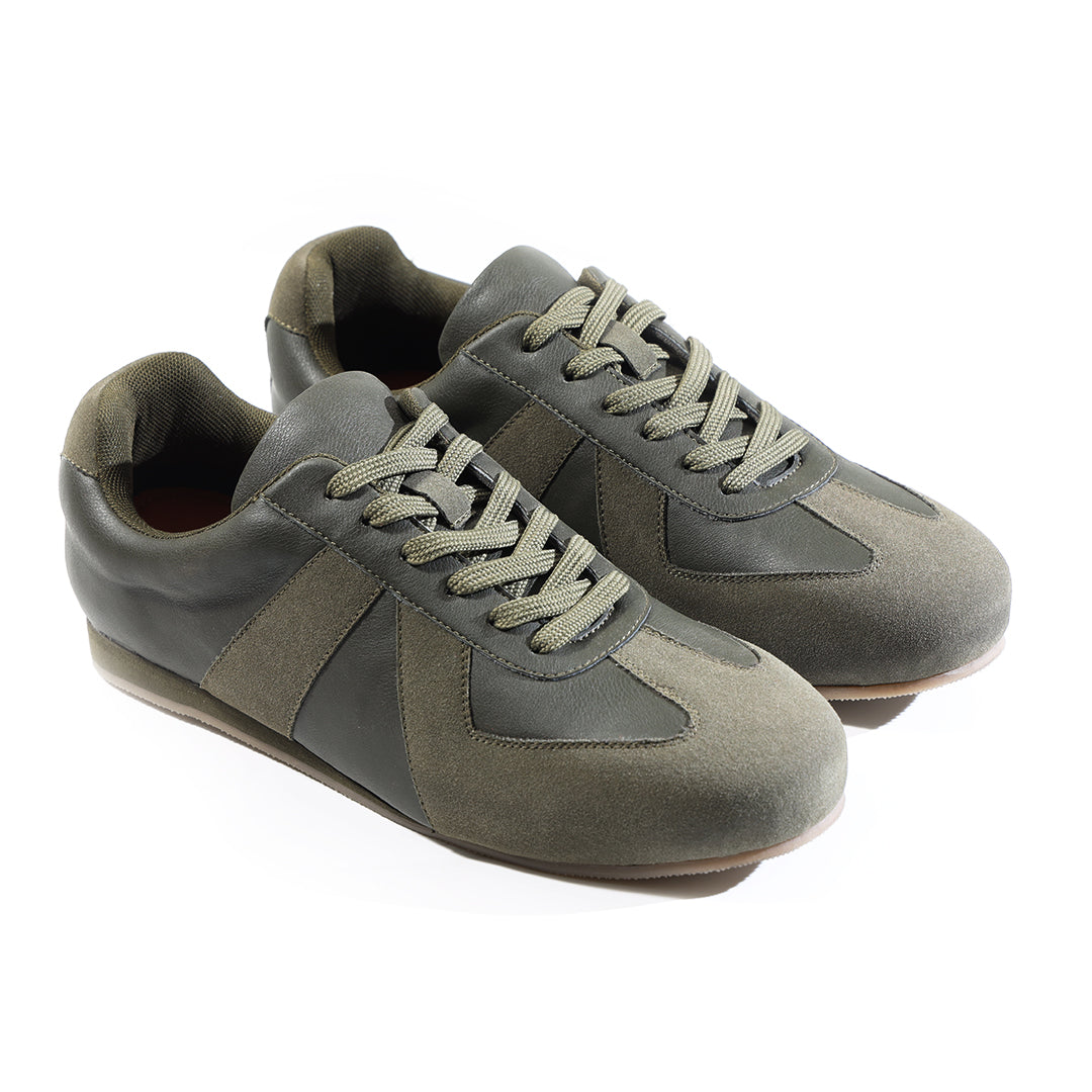 Monkstory Escape Classic Panel Sneakers – Olive Green