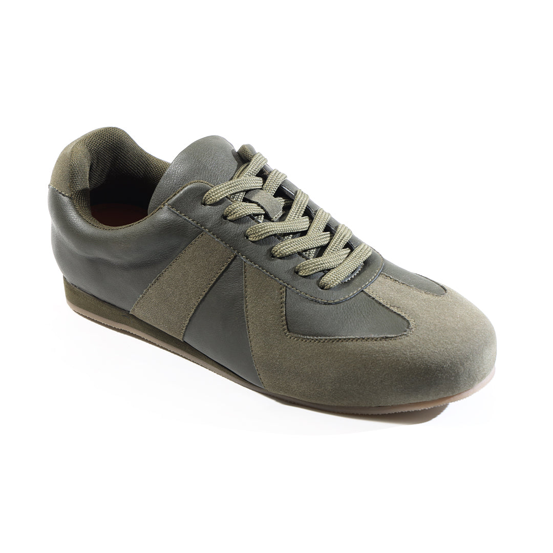 Monkstory Escape Classic Panel Sneakers – Olive Green