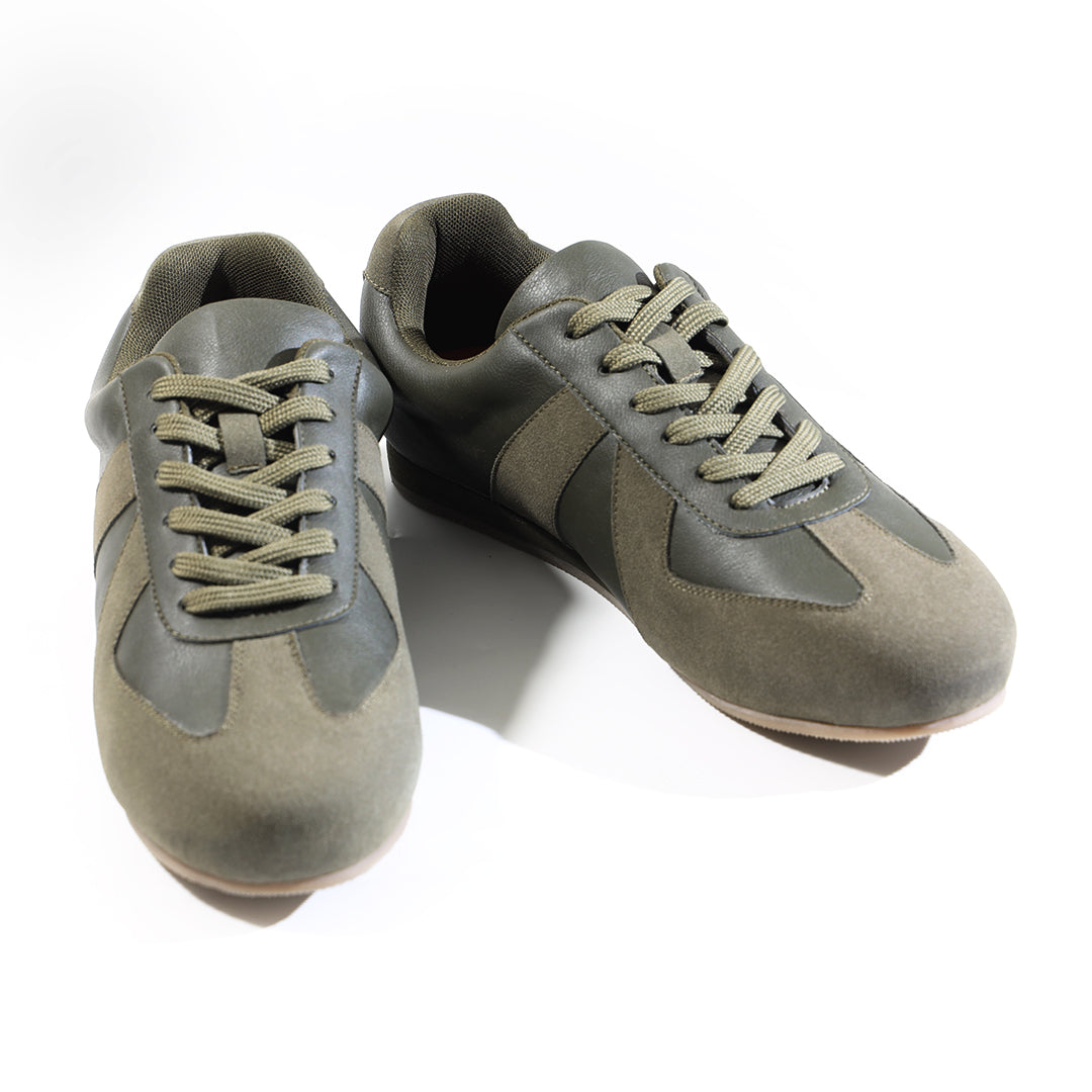 Monkstory Escape Classic Panel Sneakers – Olive Green